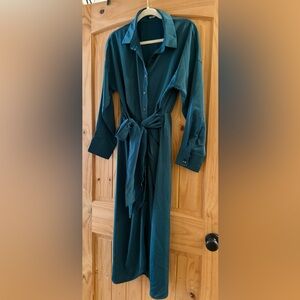 Button up Midi Dress